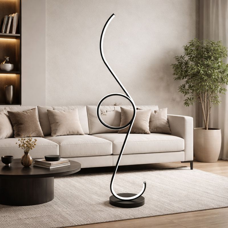 اباژور ایستاده مدرن کد 00479 - خرید بهترین کیفیت و قیمت در فروشگاه گروه روشنایی دلوری || انواع لوستر سقفی و دیواری مدرن
