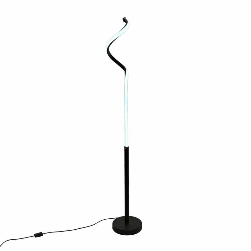 اباژور ایستاده کرنر مدرن طرح فنر گرد ۱۴۰ سانتی 00611 - خرید بهترین کیفیت و قیمت در فروشگاه گروه روشنایی دلوری || انواع لوستر سقفی و دیواری مدرن
