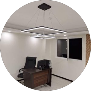 لوستر سقفی مدرن نوک تیز دو طبقه ای 00656 - خرید بهترین کیفیت و قیمت در فروشگاه شرکت روشنایی دلوری || انواع لوستر مدرن