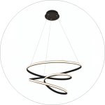 لوستر مدرن تو دلی70سانتی کد00116 - خرید بهترین کیفیت و قیمت در فروشگاه فروشگاه روشنایی دلوری