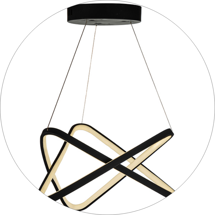 لوستر مدرن طرح ستاره ایی سایز 50 سانتی اس ام دی کد00116 - خرید بهترین کیفیت و قیمت در فروشگاه فروشگاه روشنایی دلوری