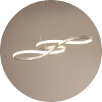 لوستر مدرن طرح ملود سایز 80 سانتی کد00122 - خرید بهترین کیفیت و قیمت در فروشگاه فروشگاه روشنایی دلوری