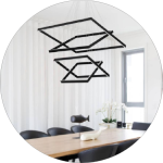 لوستر مدرن مربع ای 4 طبقه کد00130 - خرید بهترین کیفیت و قیمت در فروشگاه فروشگاه روشنایی دلوری