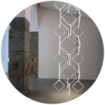 لوستر مدرن سقفی بلند مربع ای طرح زنجیر کد00142 - خرید بهترین کیفیت و قیمت در فروشگاه فروشگاه روشنایی دلوری