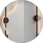 لوستر دیواری طرح فلکسی360 کد00269 - خرید بهترین کیفیت و قیمت در فروشگاه فروشگاه روشنایی دلوری