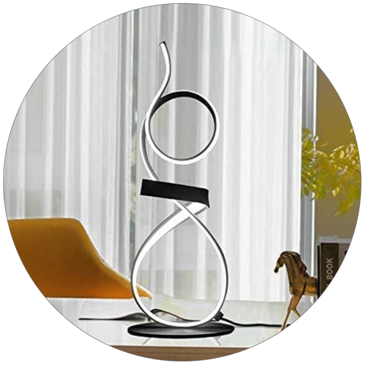 آباژور رومیزی مدرن طرح فضایی کد00300 - خرید بهترین کیفیت و قیمت در فروشگاه فروشگاه روشنایی دلوری