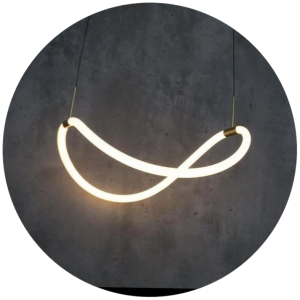 لوستر فلکسی ۳۶۰ حلقه ایی کد 00309 - خرید بهترین کیفیت و قیمت در فروشگاه فروشگاه روشنایی دلوری