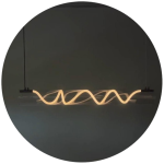 لوستر سقفی خطی لوله ای ۱.۸۰ سانتی کد00311 - خرید بهترین کیفیت و قیمت در فروشگاه فروشگاه روشنایی دلوری