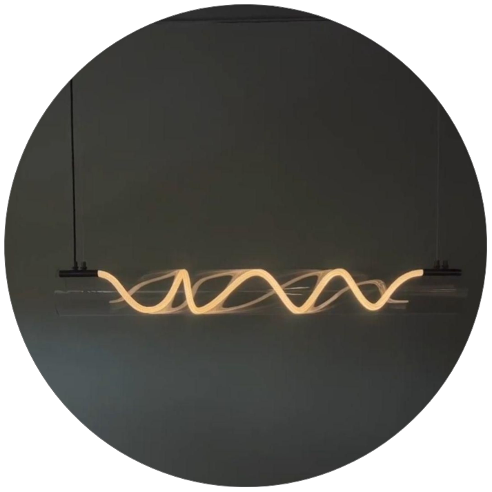 لوستر سقفی خطی لوله ای ۱.۸۰ سانتی کد00311 - خرید بهترین کیفیت و قیمت در فروشگاه فروشگاه روشنایی دلوری