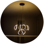 لوستر مدرن طرح گل دو طبقه کد00312 - خرید بهترین کیفیت و قیمت در فروشگاه فروشگاه روشنایی دلوری