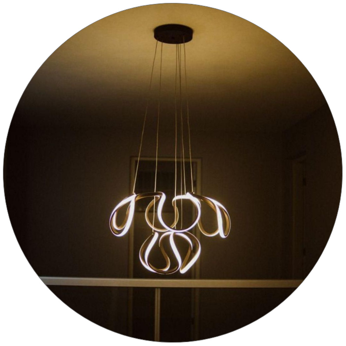 لوستر مدرن طرح گل دو طبقه کد00312 - خرید بهترین کیفیت و قیمت در فروشگاه فروشگاه روشنایی دلوری