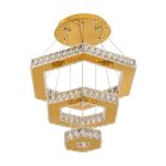 لوستر سقفی کریستالی دکوراتیو طرح شش ضلعی کد00328 - خرید بهترین کیفیت و قیمت در فروشگاه فروشگاه روشنایی دلوری