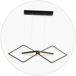 لوستر سقفی خطی طرح سه مربع کد00335 - خرید بهترین کیفیت و قیمت در فروشگاه فروشگاه روشنایی دلوری