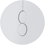 لوستر سقفی طرح دایره کد00340 - خرید بهترین کیفیت و قیمت در فروشگاه فروشگاه روشنایی دلوری