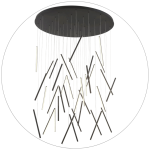 لوستر سقفی طرح خطی کد00354 - خرید بهترین کیفیت و قیمت در فروشگاه فروشگاه روشنایی دلوری