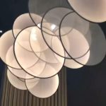 لوستر اویز مدرن پلکسی گرد کد00359 - خرید بهترین کیفیت و قیمت در فروشگاه فروشگاه روشنایی دلوری