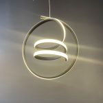 لوستر سقفی حلقه ای طرح دایره کد00370 - خرید بهترین کیفیت و قیمت در فروشگاه فروشگاه روشنایی دلوری