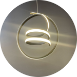 لوستر سقفی حلقه ای طرح دایره کد00370 - خرید بهترین کیفیت و قیمت در فروشگاه فروشگاه روشنایی دلوری