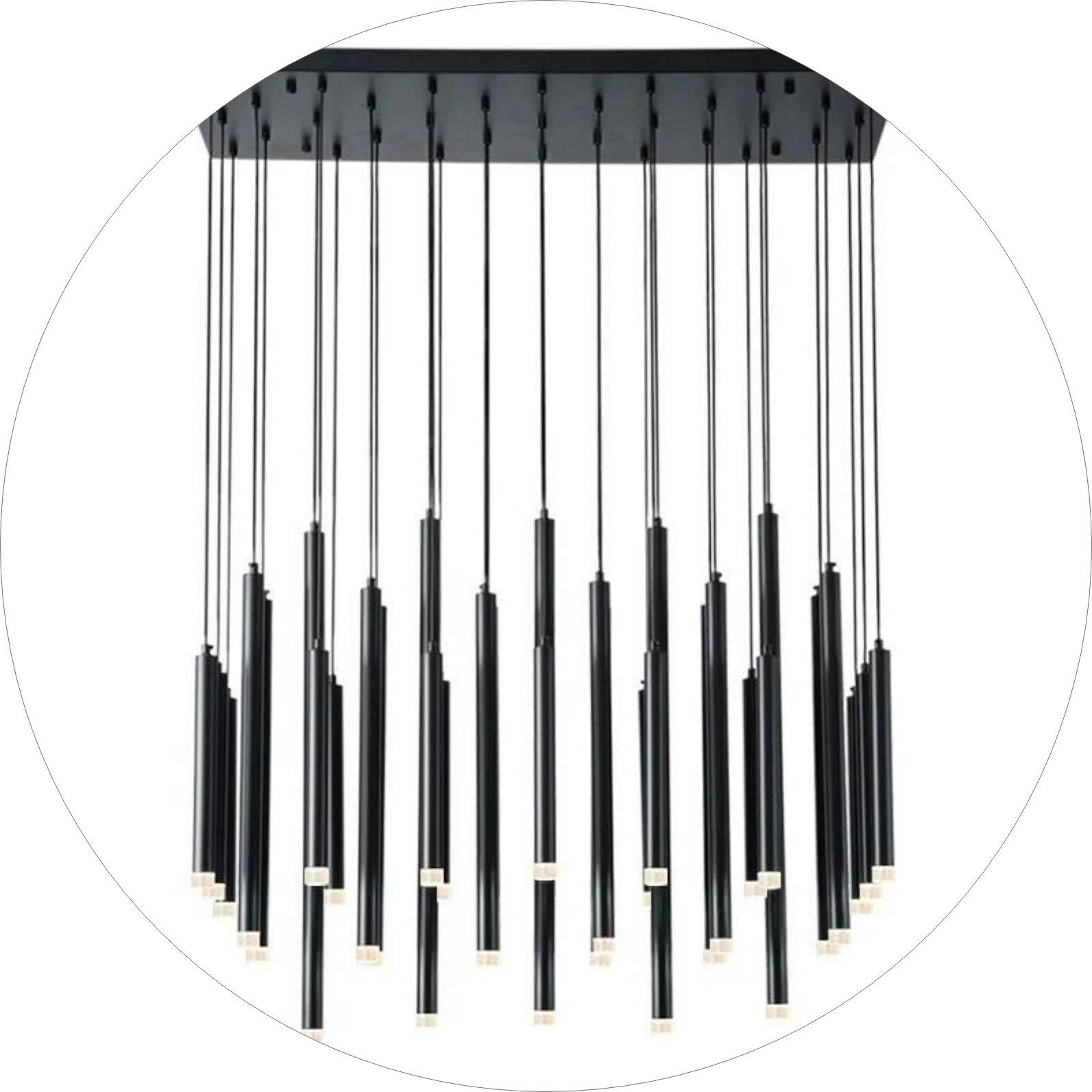 لوستر سقفی مدادی 20شاخه کد00385 - خرید بهترین کیفیت و قیمت در فروشگاه فروشگاه روشنایی دلوری