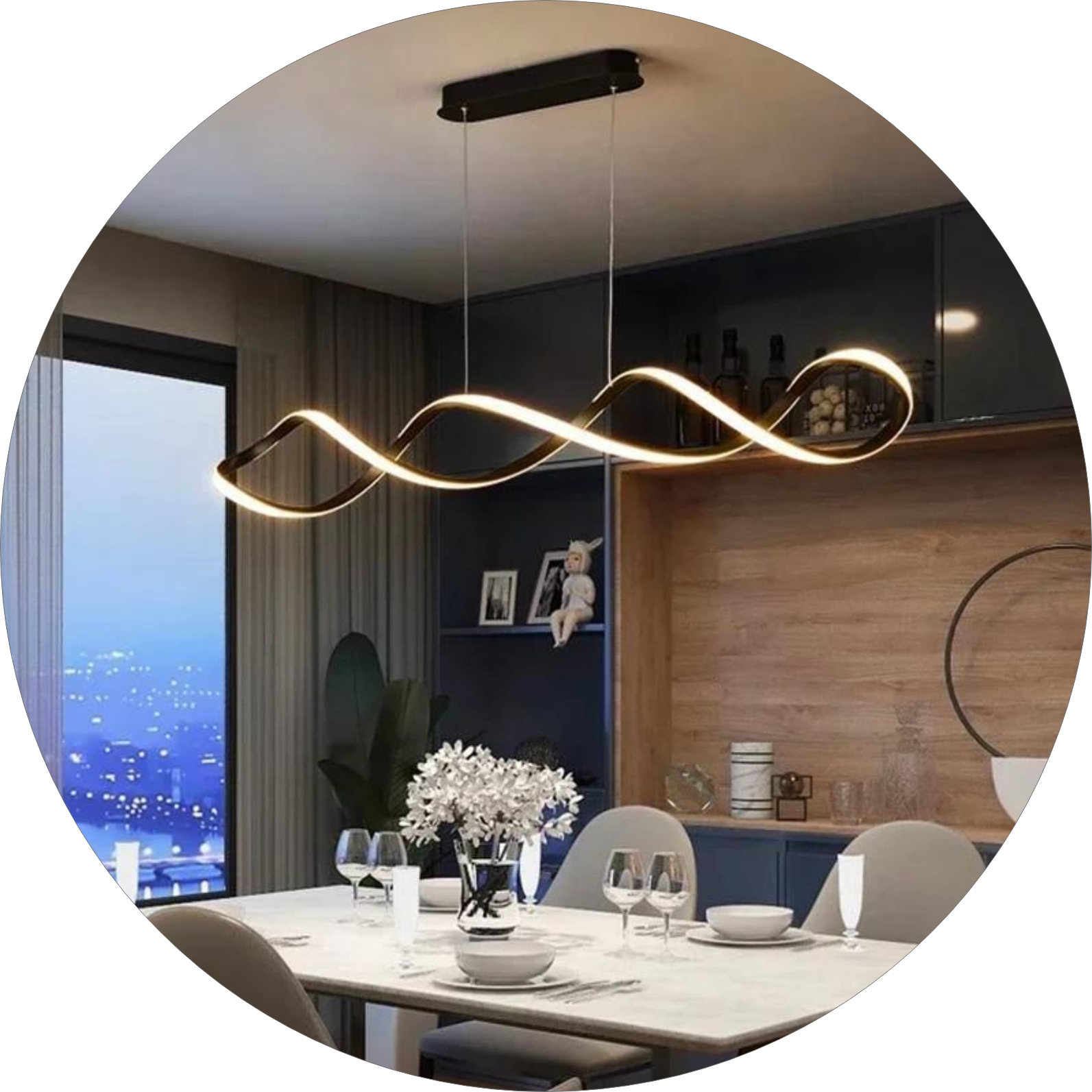 لوستر سقفی خطی طرح موج کد00393 - خرید بهترین کیفیت و قیمت در فروشگاه فروشگاه روشنایی دلوری