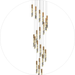 لوستر سقفی مدرن استوانه ای کد00396 - خرید بهترین کیفیت و قیمت در فروشگاه فروشگاه روشنایی دلوری