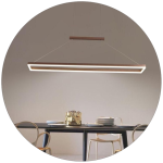 لوستر مدرن مستطیلی کد00400 - خرید بهترین کیفیت و قیمت در فروشگاه فروشگاه روشنایی دلوری