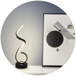 اباژور رو میزی مدرن کد00404 - خرید بهترین کیفیت و قیمت در فروشگاه فروشگاه روشنایی دلوری