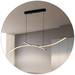 لوستر سقفی خطی طرح تیک 120 سانتی کد00431 - خرید بهترین کیفیت و قیمت در فروشگاه فروشگاه روشنایی دلوری