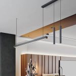 لوستر سقفی مدرن خطی میله ایی 1 متری کد00432 - خرید بهترین کیفیت و قیمت در فروشگاه فروشگاه روشنایی دلوری