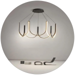 لوستر سقفی مدرن طرح مناره 60 سانتی کد00435 - خرید بهترین کیفیت و قیمت در فروشگاه فروشگاه روشنایی دلوری