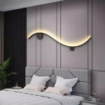 لوستر دیواری طرح کمان 120 سانتی کد00440 - خرید بهترین کیفیت و قیمت در فروشگاه فروشگاه روشنایی دلوری