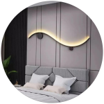 لوستر دیواری طرح کمان 120 سانتی کد00440 - خرید بهترین کیفیت و قیمت در فروشگاه فروشگاه روشنایی دلوری