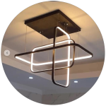 لوستر سقفی مدرن طرح خشتی کد00451 - خرید بهترین کیفیت و قیمت در فروشگاه فروشگاه روشنایی دلوری