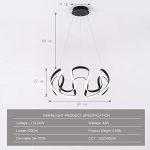 لوستر سقفی مدرن طرح ژاله 60 سانتی کد00452 - خرید بهترین کیفیت و قیمت در فروشگاه فروشگاه روشنایی دلوری