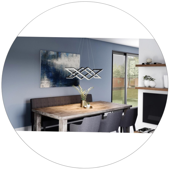 لوستر سقفی مدرن خطی کد00467 - خرید بهترین کیفیت و قیمت در فروشگاه فروشگاه روشنایی دلوری