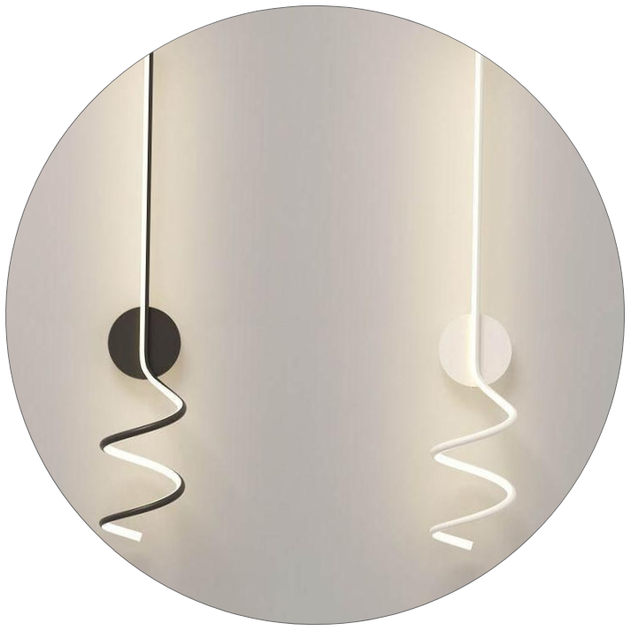 لوستر دیواری مدرن طرح فر کد00486 - خرید بهترین کیفیت و قیمت در فروشگاه فروشگاه روشنایی دلوری