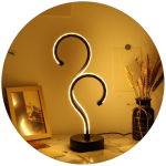 آباژور رومیزی مدرن کد00488 - خرید بهترین کیفیت و قیمت در فروشگاه فروشگاه روشنایی دلوری