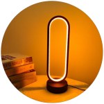 آباژور رو میزی بیضی کد00492 - خرید بهترین کیفیت و قیمت در فروشگاه فروشگاه روشنایی دلوری