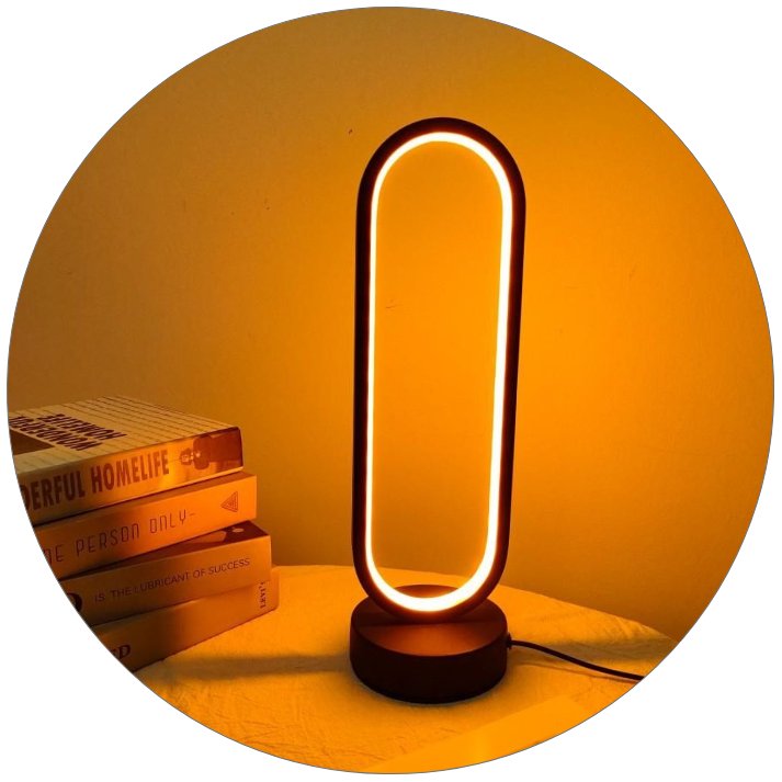 آباژور رو میزی بیضی کد00492 - خرید بهترین کیفیت و قیمت در فروشگاه فروشگاه روشنایی دلوری