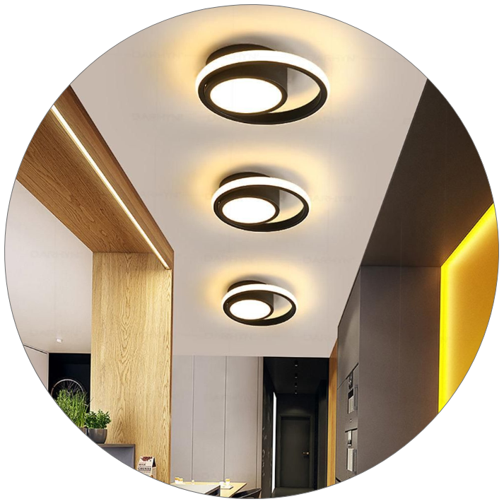 لوستر سقفی مدرن طرح دایره چسبیده به سقف کد00495 - خرید بهترین کیفیت و قیمت در فروشگاه فروشگاه روشنایی دلوری