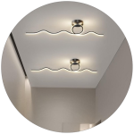 لوستر سقفی مدرن فنری چسبیده کد00496 - خرید بهترین کیفیت و قیمت در فروشگاه فروشگاه روشنایی دلوری