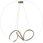 لوستر مدرن سقفی فنری کد0054 - خرید بهترین کیفیت و قیمت در فروشگاه فروشگاه روشنایی دلوری