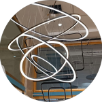 لوستر مدرن سقفی حلقه ای طرح رینگ کد00157 - خرید بهترین کیفیت و قیمت در فروشگاه فروشگاه روشنایی دلوری