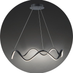 لوستر سقفی مدرن طرح گرد موج دار کد 00523 - خرید بهترین کیفیت و قیمت در فروشگاه فروشگاه روشنایی دلوری