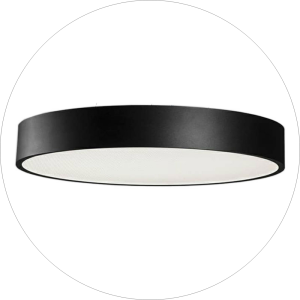 لوستر سقفی کفه دار گرد 20 سانتی لبه 7 سانتی کد007003 - خرید بهترین کیفیت و قیمت در فروشگاه فروشگاه روشنایی دلوری