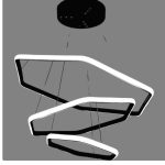 لوستر سقفی مدرن ۶ ضلعی سه طبقه 00594 - خرید بهترین کیفیت و قیمت در فروشگاه فروشگاه روشنایی دلوری