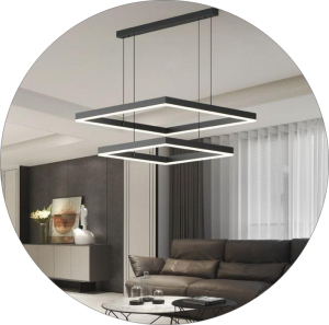 لوستر سقفی اداری مربع دو طبقه کد00249 - خرید بهترین کیفیت و قیمت در فروشگاه فروشگاه روشنایی دلوری