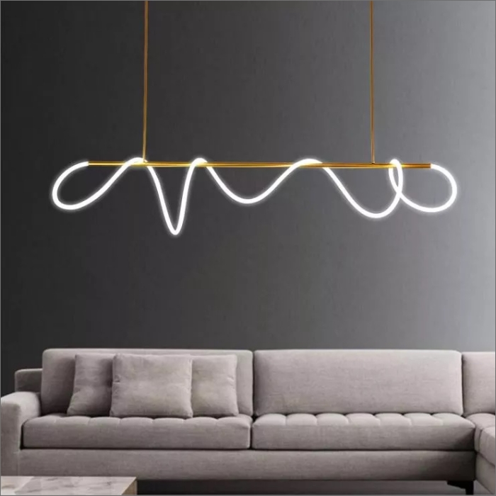 لوستر مدرن سقفی طرح فلکسی 360 خطی سایز 1.50 سانتی کد0048 - خرید بهترین کیفیت و قیمت در فروشگاه فروشگاه روشنایی دلوری