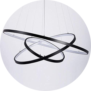 لوستر مدرن سقفی حلقه ای طرح کهکشانی سه طبقه کد0068 - خرید بهترین کیفیت و قیمت در فروشگاه فروشگاه روشنایی دلوری