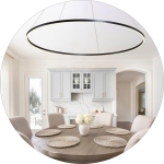 لوستر سقفی مدرن 1 حلقه ای طرح رینگ لایت کد00517 - خرید بهترین کیفیت و قیمت در فروشگاه فروشگاه روشنایی دلوری